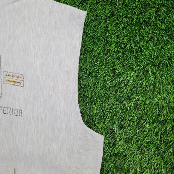 Vintage University-of Wisconsin Superior Hoodie L/XL 23x28 - Picture 5 of 11